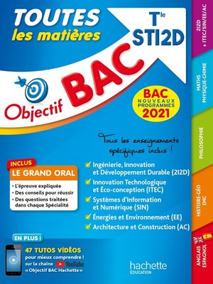 cover image of Objectif Bac 2021 Toutes les matières Term STI2D